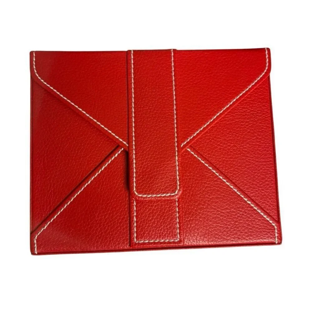 Bath & Body Works Red Faux Leather Stationery Set